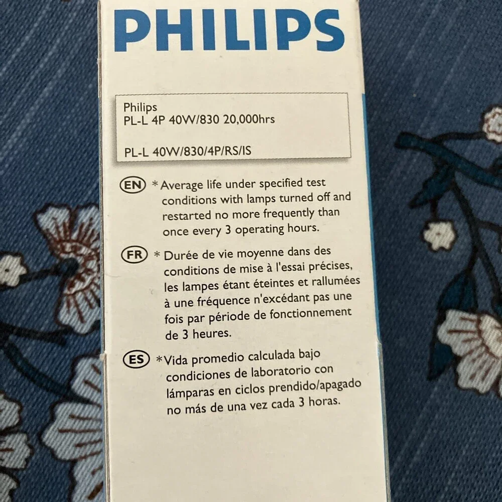 21 Bulb Philips PL-L 4P 40W/830/4P/RS/IS 2GII Base Fluorescent Tube Lamp NEW